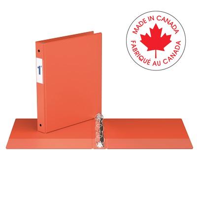 Cartable 1", pochettes intérieures, Orange