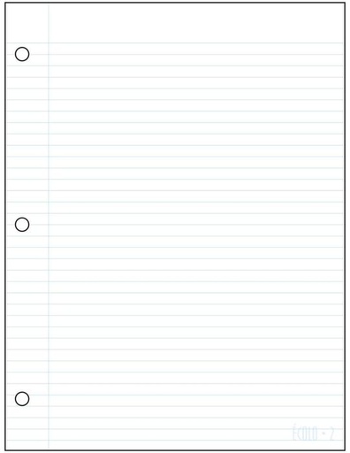 Feuilles mobiles lignées Écolo #2 (pqt de 50)