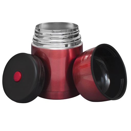 Contenant isolant, 600 ml, Rouge 