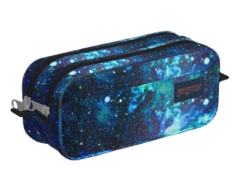 Étui à crayons Jansport, 2 compartiments, Cyberspace Galaxy