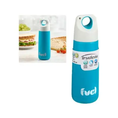 Bouteille Fuel Vital en inox, 300 ml, Bleu 