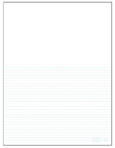 Ecolo Pad T6C, interlined and dotted, 10 sequences, 50 sheets