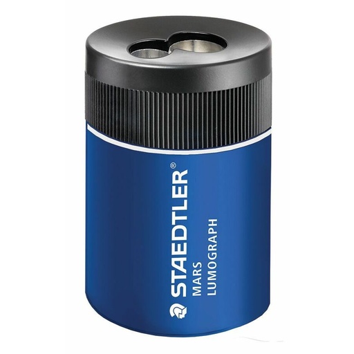 2-Hole Metal Sharpener  with container screwable