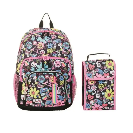 Backpack and Lunch Box Set, Flowers