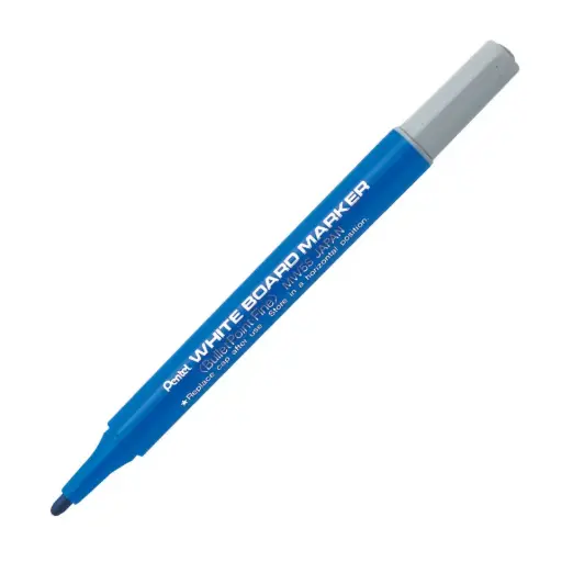 Marqueur effaçable à sec, Pointe Fine (Dry Erase Pentel), Bleu